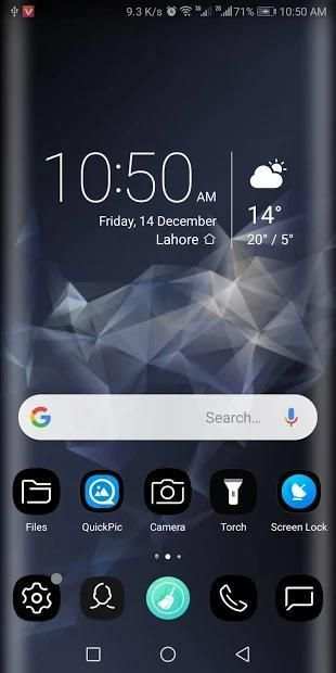 Note 9 Edge Theme for Emui 5/8 screenshot 2