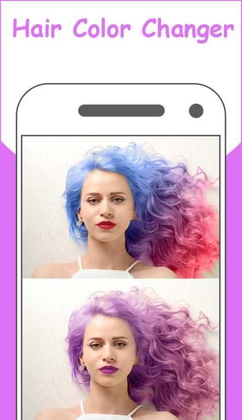 Hair Color Changer Camera Photo screenshot 15