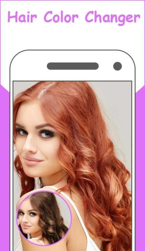 Hair Color Changer Camera Photo screenshot 13