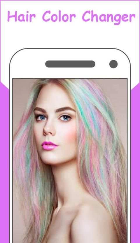 Hair Color Changer Camera Photo screenshot 3