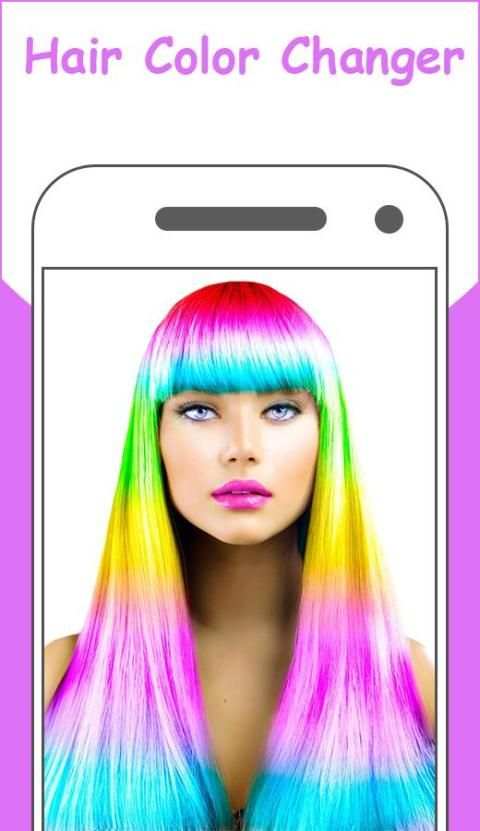 Hair Color Changer Camera Photo screenshot 5