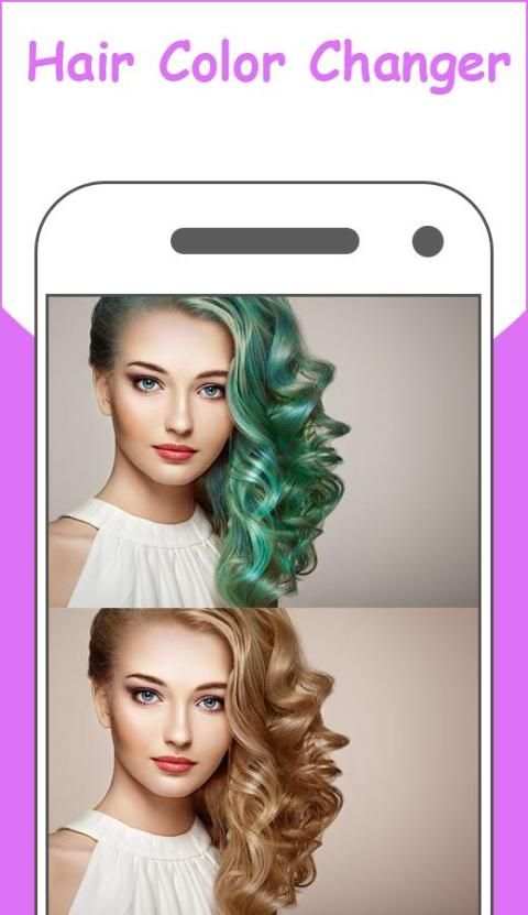 Hair Color Changer Camera Photo screenshot 12