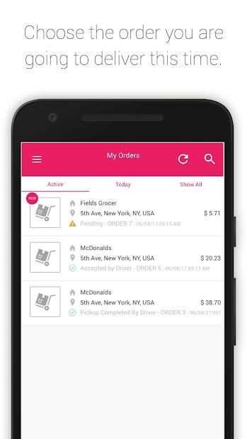 Delivery App screenshot 1