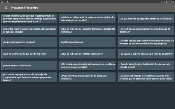 Normas Aduaneras de Cuba screenshot 6