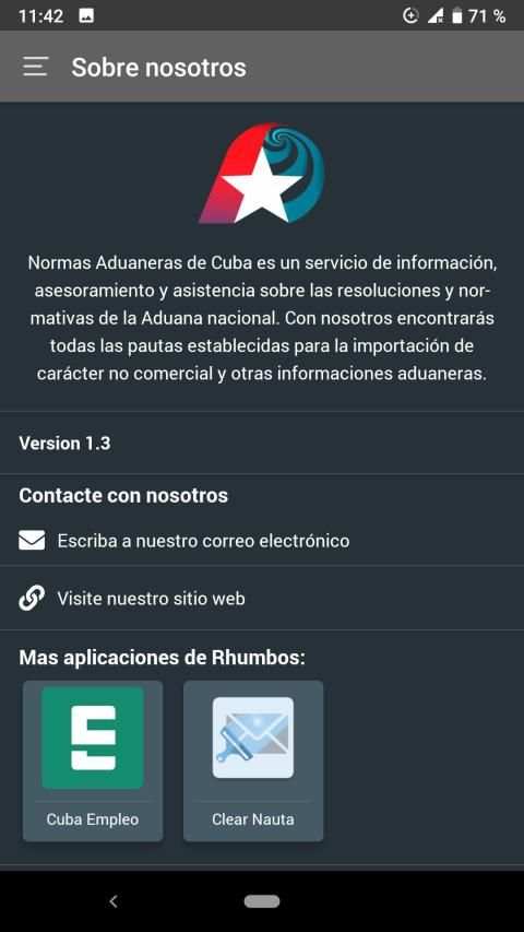 Normas Aduaneras de Cuba screenshot 8