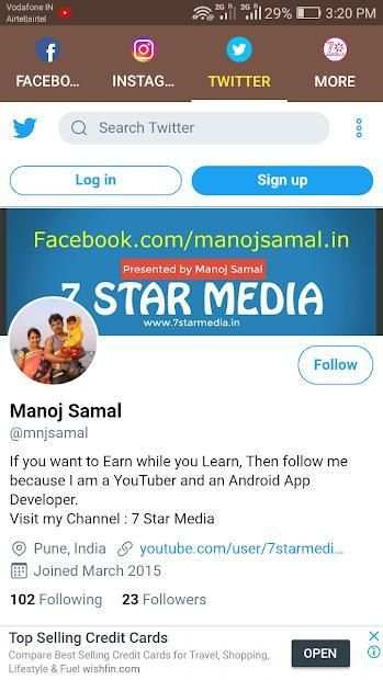 Social Mini App screenshot 1