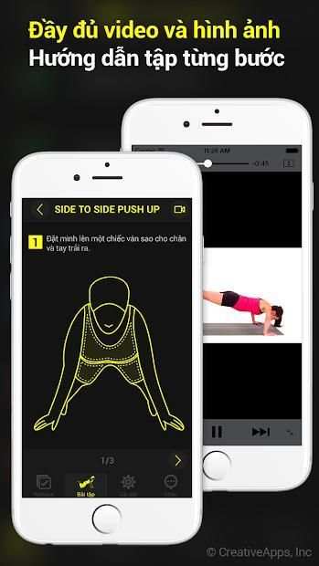 30 Ngày Tập Cơ Ngực & Vai Free screenshot 1