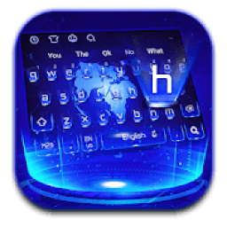 ikon Keyboard Hologram Blue