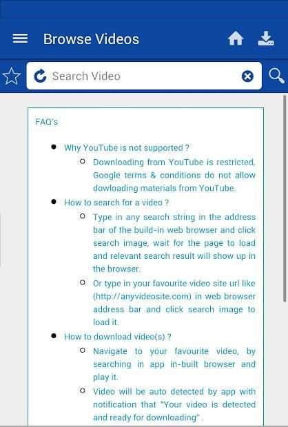 Fastest Video downloader screenshot 2