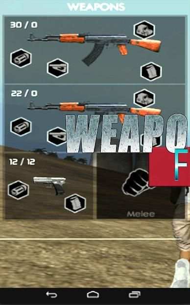 free fire battleground weapons guide screenshot 2
