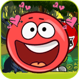 Red Bouncing Ball Love Adventure आइकन