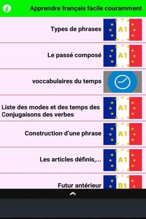 Français Facile Authentique Couramment screenshot 2