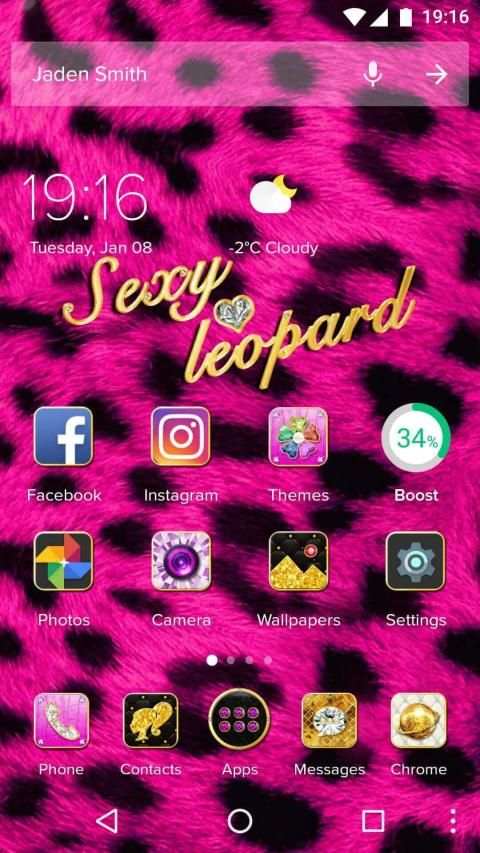 Leopard Theme for Android FREE स्क्रीनशॉट 3