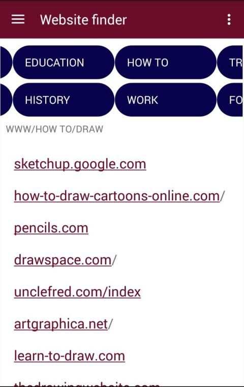 Website Finder screenshot 3