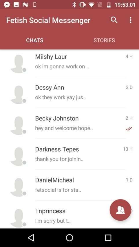 Fetish Social Mesenger screenshot 2