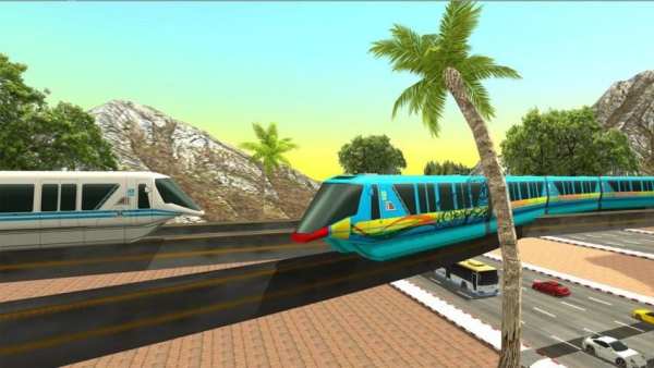 Monorail Simulator 3D स्क्रीनशॉट 10