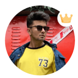 ikon Set Crown on Image - tik Musicaly tok