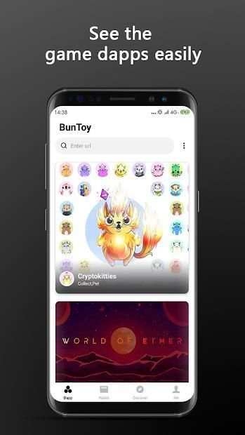 BUNTOY - Blockchain Game Wallet & DApp Browser screenshot 2