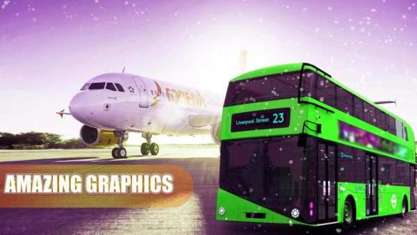 Heavy Coach Bus Simulator 2019:City Airport Driver screenshot 8