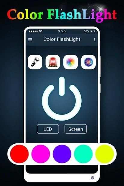 Color Flash Light alert on Call and SMS, Torch LED screenshot 4