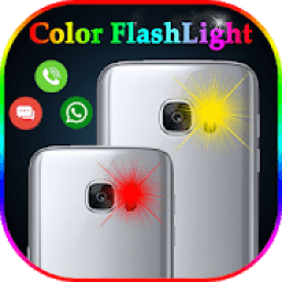 ikon Color Flash Light alert on Call and SMS, Torch LED