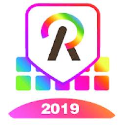 Rainbow Galaxy Keyboard 10001001