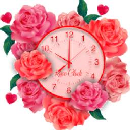 Rose Live Clock Wallpapers : Rose Backgrounds 2019