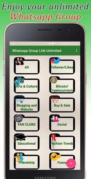 Unlimited Group Links for Whatsapp screenshot 1