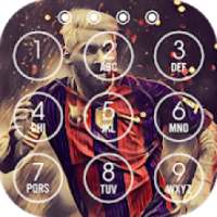 Messi Art Lock Screen