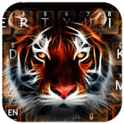 Neon Tiger Keyboard Theme आइकन