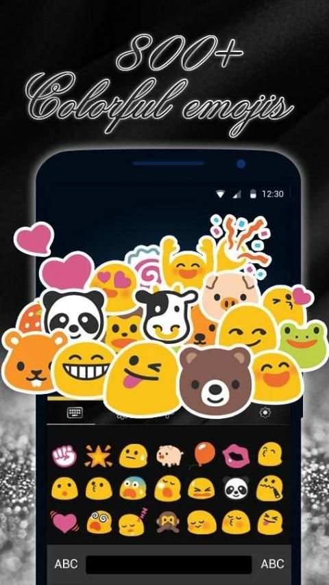 Silver Shining Keyboard Theme screenshot 4