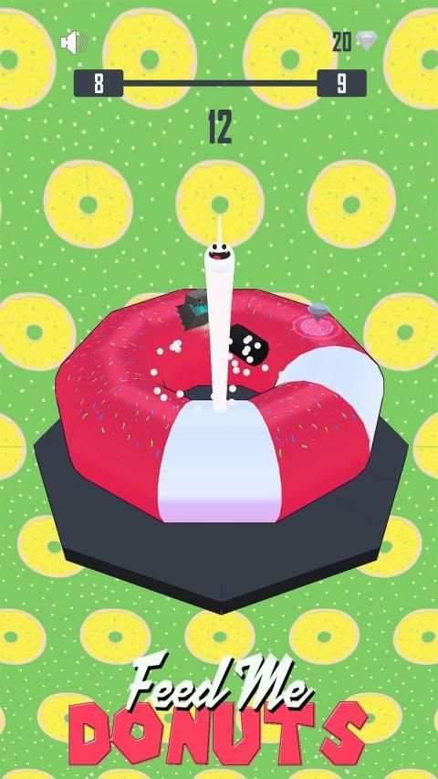 Feed Me Donuts in 3D - Ball Jump Game screenshot 3