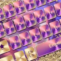 Pink Purple Gold Luxury Keyboard on 9Apps