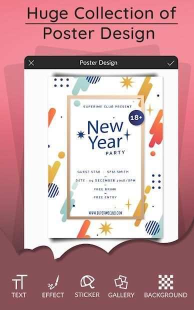 Poster Maker Banner Design : Flyer Maker स्क्रीनशॉट 1