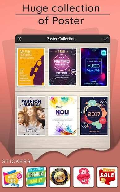 Poster Maker Banner Design : Flyer Maker स्क्रीनशॉट 4