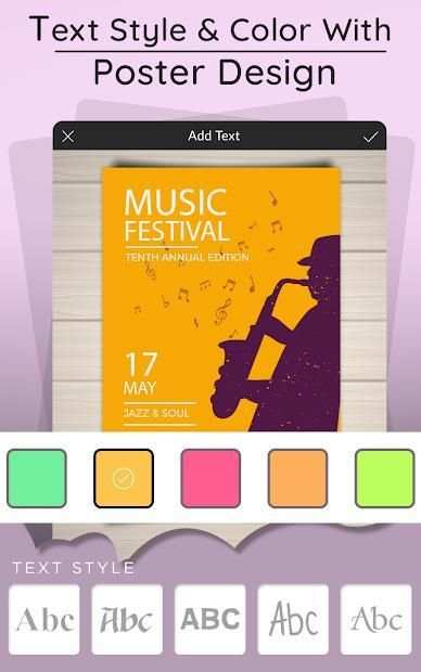 Poster Maker Banner Design : Flyer Maker स्क्रीनशॉट 3