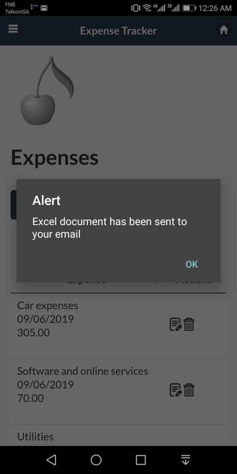 Expense Tracker screenshot 2