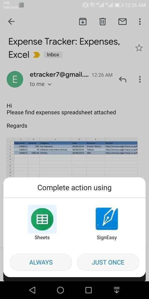 Expense Tracker screenshot 1