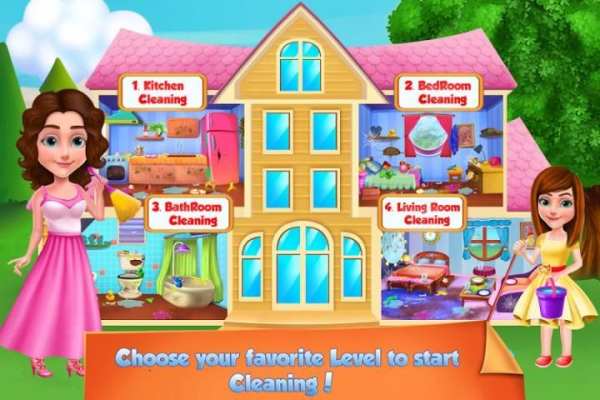 Mommy Cleaning Super House screenshot 1