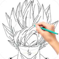 Draw Goku Super Saiyan - Steps by Steps on 9Apps