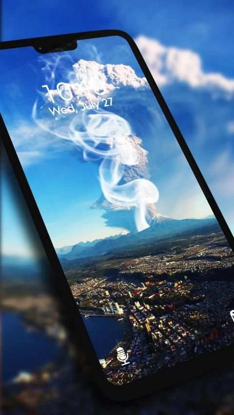 Volcanic APUS Live Wallpaper screenshot 5