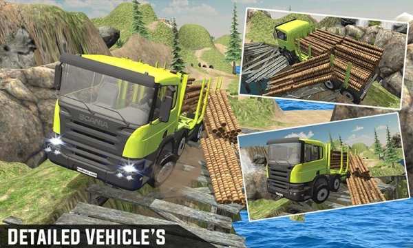 Off-Road Trucker Crazy Road स्क्रीनशॉट 1