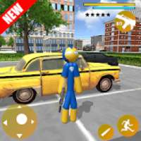 Gangster Stickman Iron Rope Hero: Crime Simulator