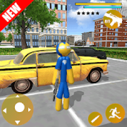 ikon Gangster Stickman Iron Rope Hero: Crime Simulator