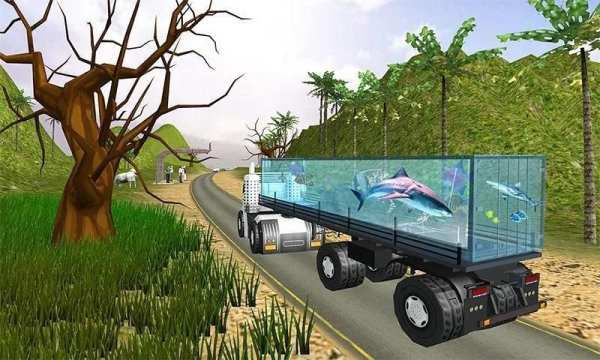 Big Rig Truck Shark Transporter screenshot 2