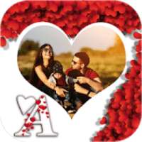 Love Heart Text Photo Frames on 9Apps