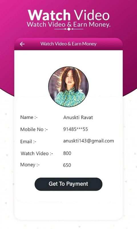 Watch & Earn Money Watching Video - VidCash स्क्रीनशॉट 4