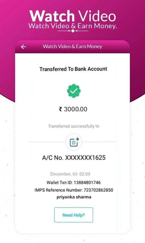 Watch & Earn Money Watching Video - VidCash स्क्रीनशॉट 5