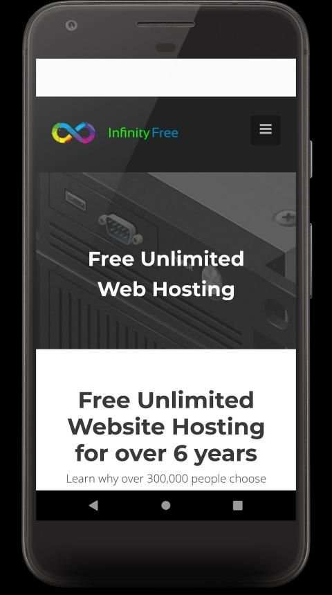 Infinity Free Hosting screenshot 1