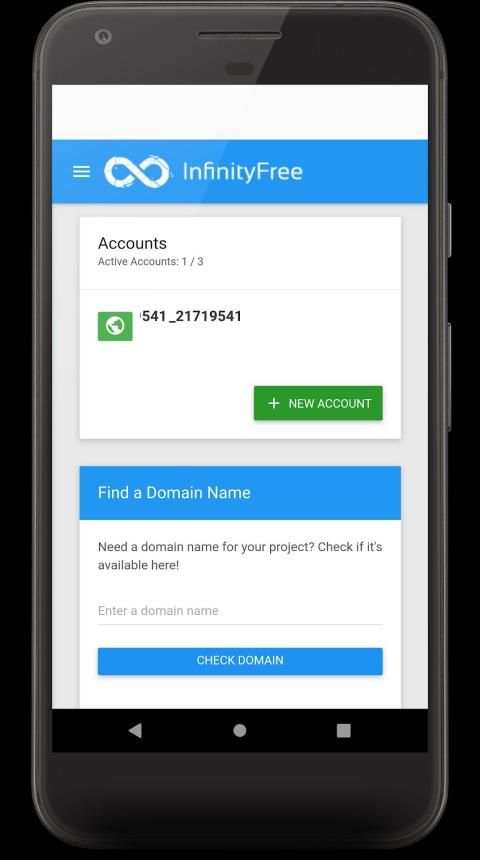 Infinity Free Hosting स्क्रीनशॉट 5